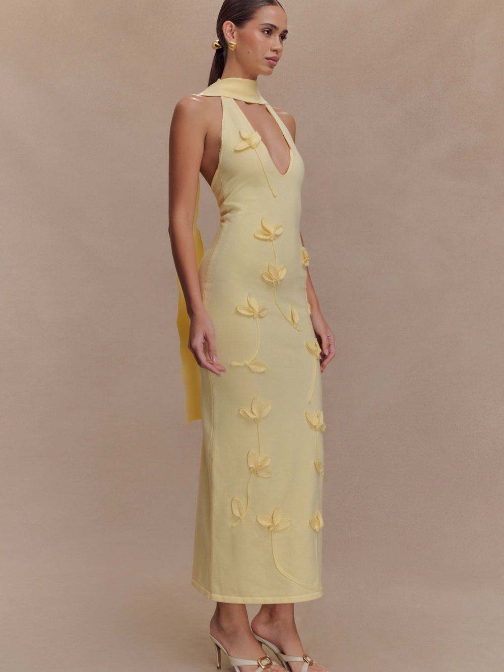 Meshki Wynn yellow maxi dress - Picture 2 of 3